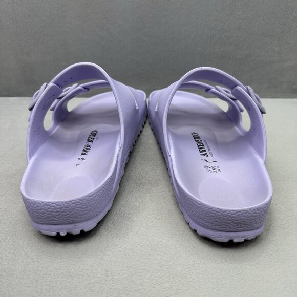 Birkenstock Arizona EVA Womens Size 8 Sandals Lavendar Purple 2-Strap Slide - Picture 4 of 8